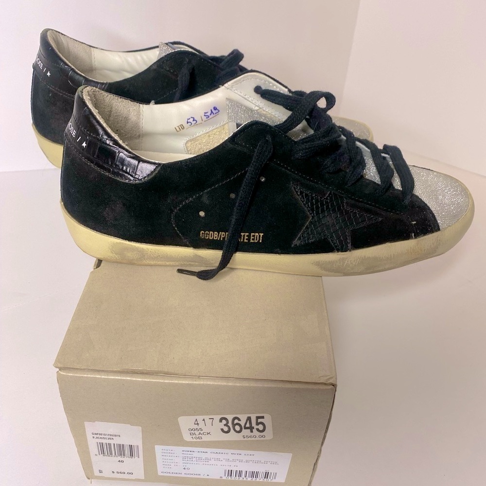GOLDEN GOOSE *BRAND NEW* RARE NIEMAN MARCUS EXCLUSIVE Superstar Low-Top Sneakers